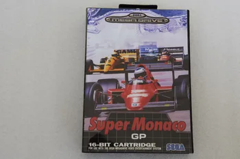 

SUPER MONACO Video Game Card for Sega Megadrive Genesis Game Cartridge