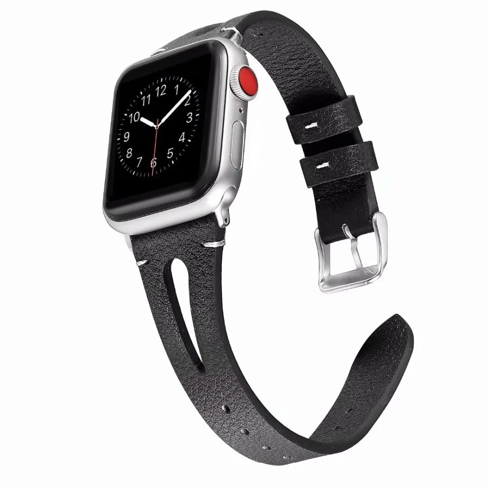 Модная петля для Apple Watch кожаный ремешок 40 мм 44 мм для iwatch 38 мм 42 мм ремешок серии 4 3 2 1 серия 5