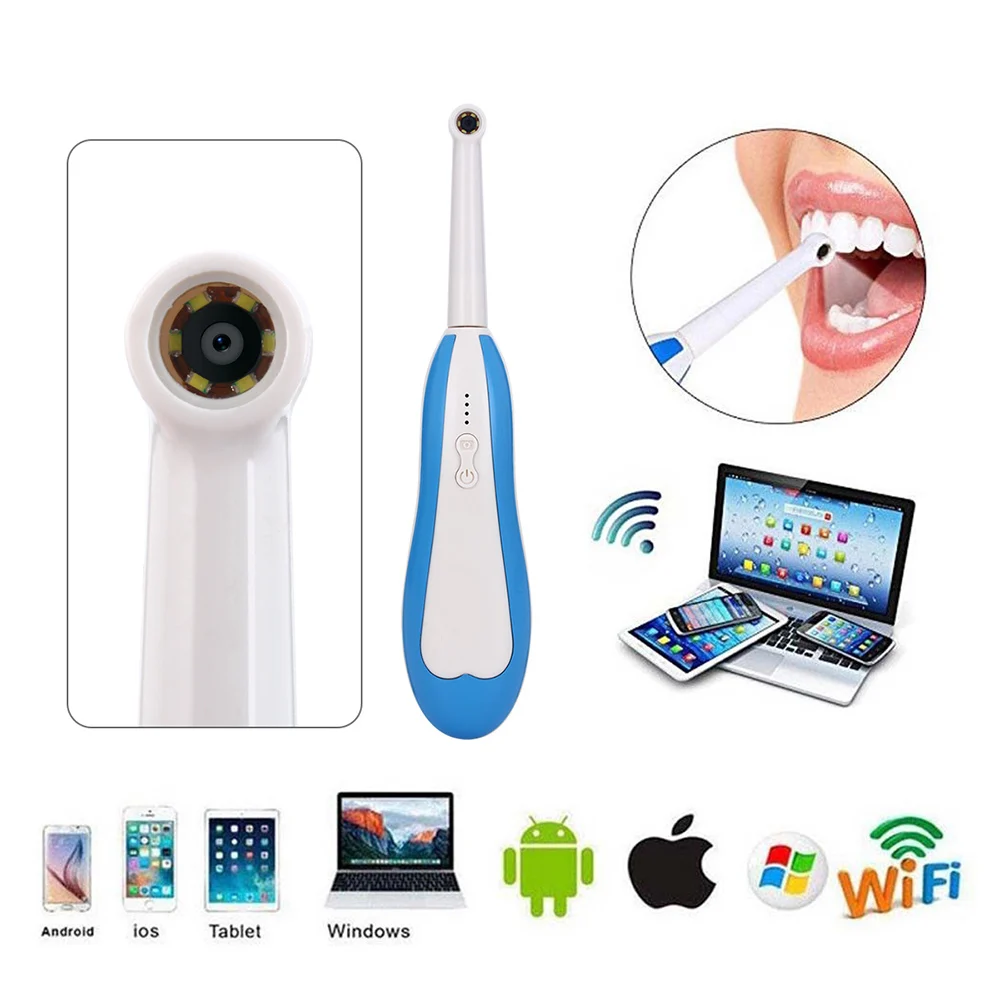 

Personal Care Accessory Wireless Wifi dental camera LED light Mini Intraoral Camera for phone computer Home use video capture