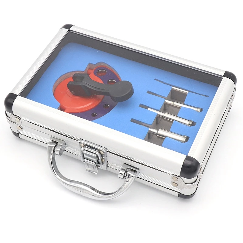 

New 4-12Mm Suction Cup Glass Ceramic Tile Hole Drill Fixer Hole Drill Punch Tile Locator Punch Tool