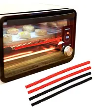 2 шт./компл. силиконовые Печная решётка гвардии силикона блокировки высокое Температура защита печь с боковым разъемом для охранников стеллаж для выставки товаров щит QB893260