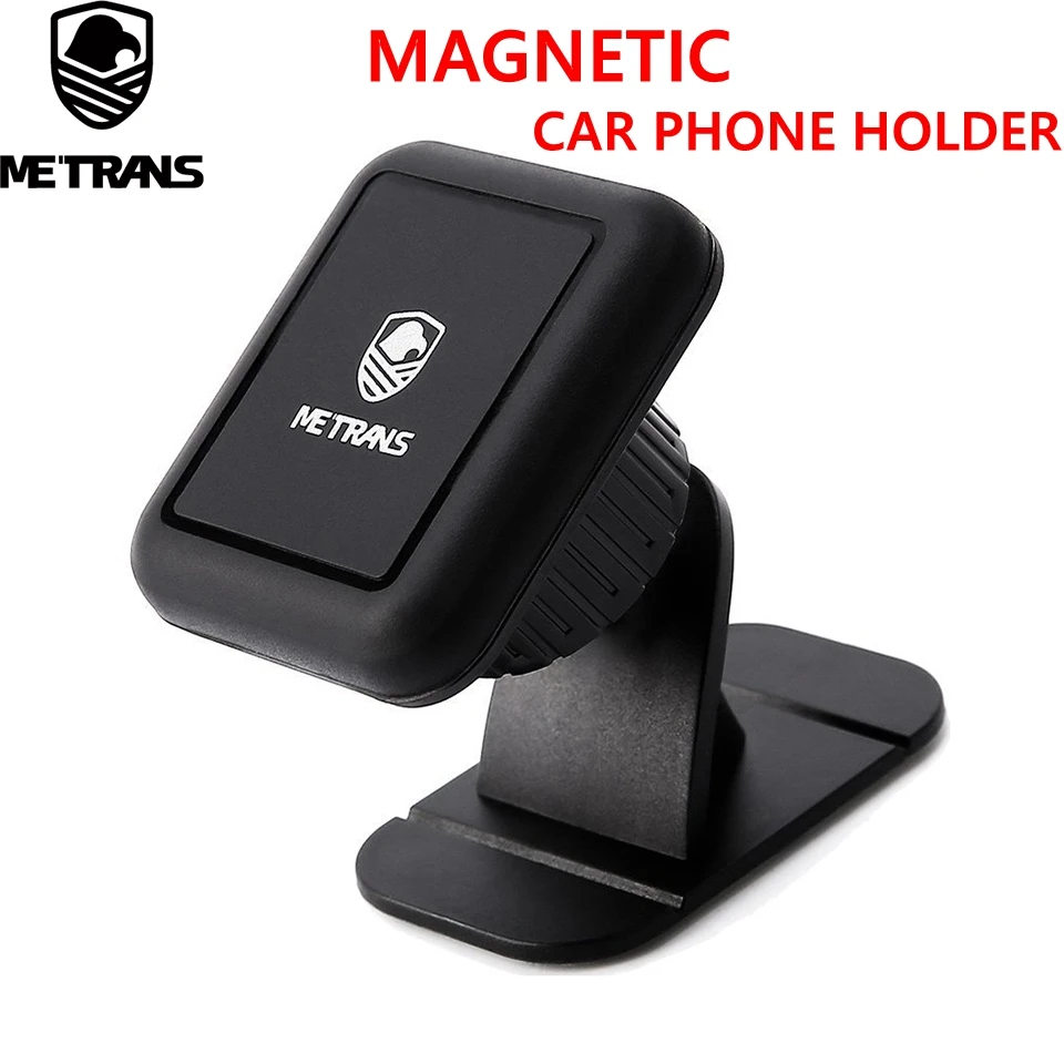

Metrans Magnetic Car Phone Holder 360 Rotation Universal Magnet Stand Holder For Mobile Phone In Car For Samsung telefon tutucu