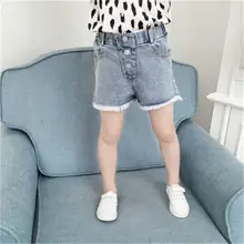 Новая летняя модная детская одежда, плотное платье для девочек, Короткие джинсы брюки для девочек джинсовые штаны для девочек ясельного возраста, Повседневная одежда шорты S117