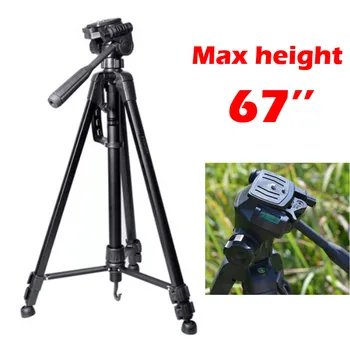 

Roadfisher 67'' High Portable DSLR SLR Video Mobile Cell Phone Camera Tripod Photography Holder For Canon Nikon Sony Pentax