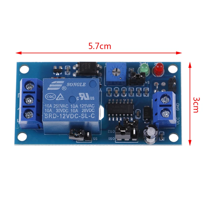 DC 12v time relay module normal open time delay relay timer relay switch