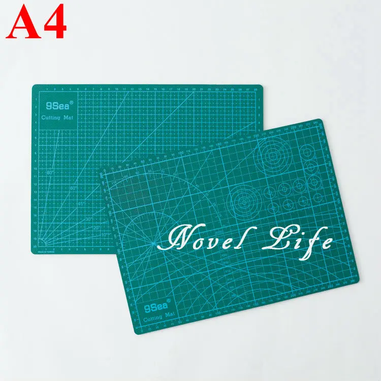 Nine Sea A4 Double Printed Green Cutting Mat Paper Cutting Project Work