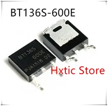 NEW 10PCS LOT BT136S 600E TO 252 TRIAC SENS GATE 600V 4A DPAK BT136S 600 BT136S