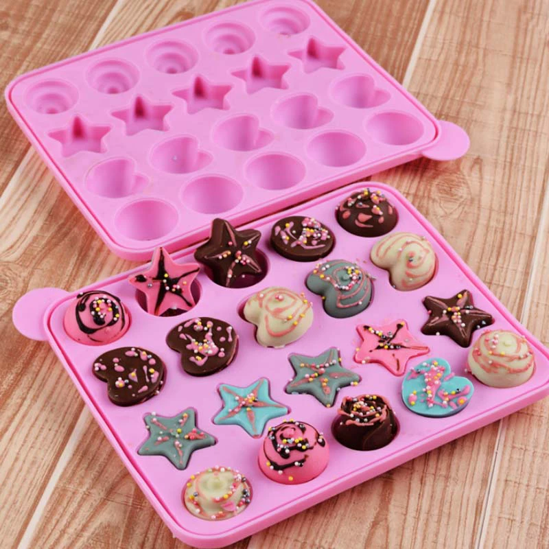 Cake Pop Recipe Using Cake Pop Mold : Brownie Pops Silicone Brownie And Cake Pop Molds Pan 8 ...