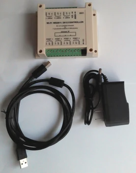 

WiFi DC5V-24V WS2811/ WS2812 Controller, Wireless Unicast E1.31 (sACN) to 7 ports output up to 1190 pixels, Easy WiFi setting.