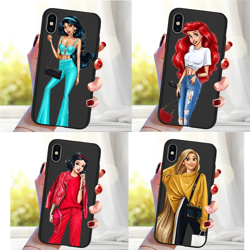 Princess For iPhone X XR XS Max 5 5S SE 6 6S font b 7 b