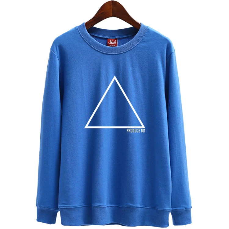 red yellow blue sweatshirt
