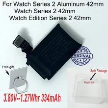 334 мА/ч, 1.27Whr A1761 Перезаряжаемые Батарея для наручных часов Apple Watch Edition серии 2 42 мм& Watch Series 2 42 мм Батарея