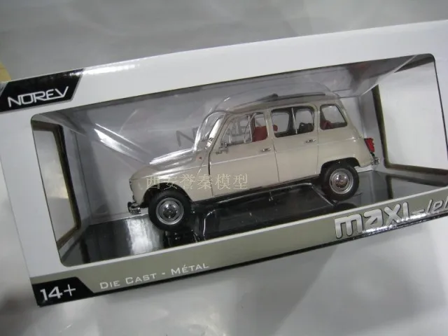 NOR EV 1:18 Renault 4L классический сплав модель автомобиля литье под давлением металлические игрушки подарок на день рождения для детей мальчиков