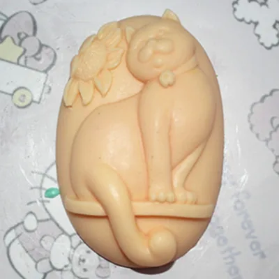 

C275 cat Art Silicone Soap mold Craft Molds DIY Handmade soap molds