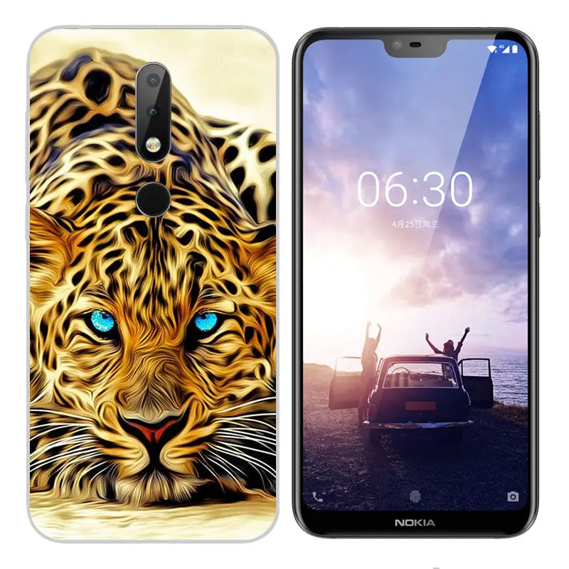 Arvin Cover for Nokia X6 2018 Case Nokia 3.1 6.1 Smart Back Protective Fundas Painted Phone Cover for Nokia 2 3 5 6 7 8 9 Shell (15)
