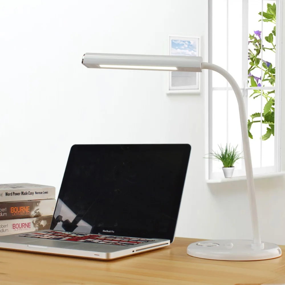 

LED Desk Lamp Dimmer Touch Switch Flexible arm ,8Watt with 5 Level Brightness Control TG903 Table Lamp