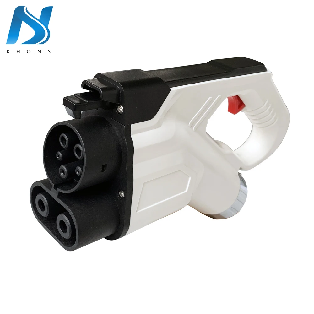 Khons EVSE 90KW CCS Type1 DC EV Charger Plug 150A Electric Car Vehicle Type 1 SAE J1772 Charging Station Plug Without Socket