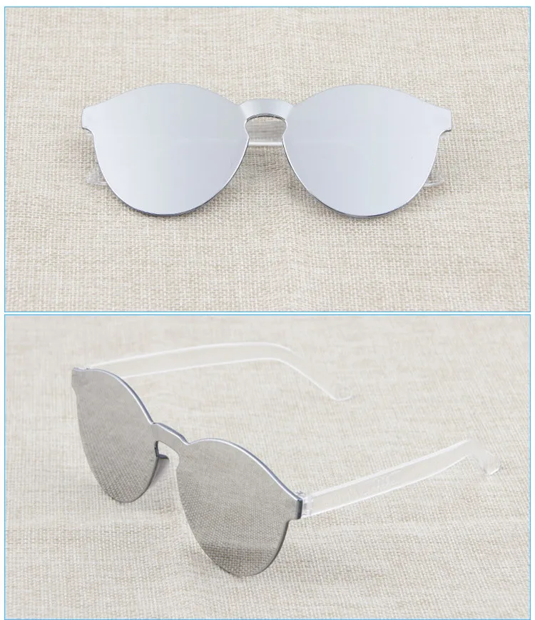 ASOUZ 2018 new stylish transparent colored round sunglasses boys and girls oval retro children's luxury brand UV400 glasses (12)