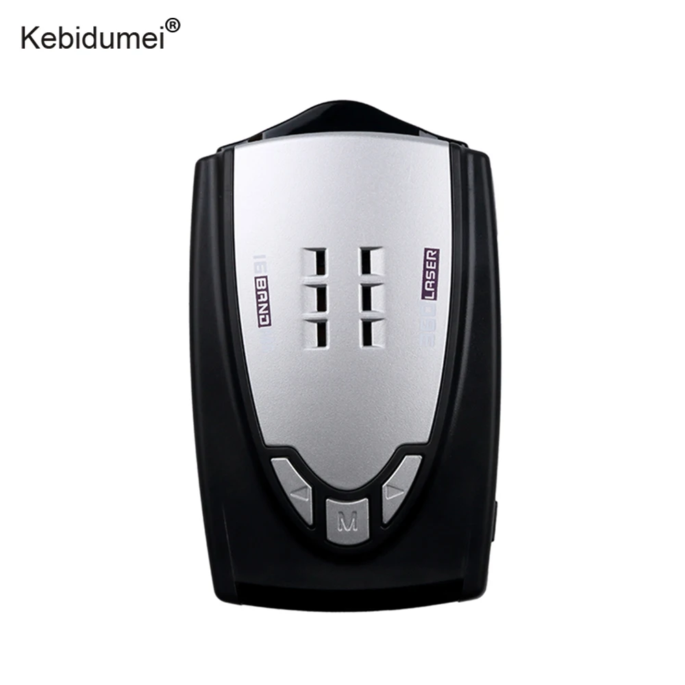 

Kebidumei Car Radar Detector 360 Degree Laser Detection Voice Alert Warning Anti Radar Detector Speed Radar Detector