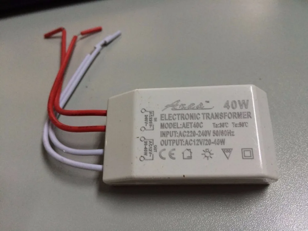 

Free Shipping 40W 12V Halogen LED Lamp Electronic Transformer Power Supply Driver Adapter Lowest price