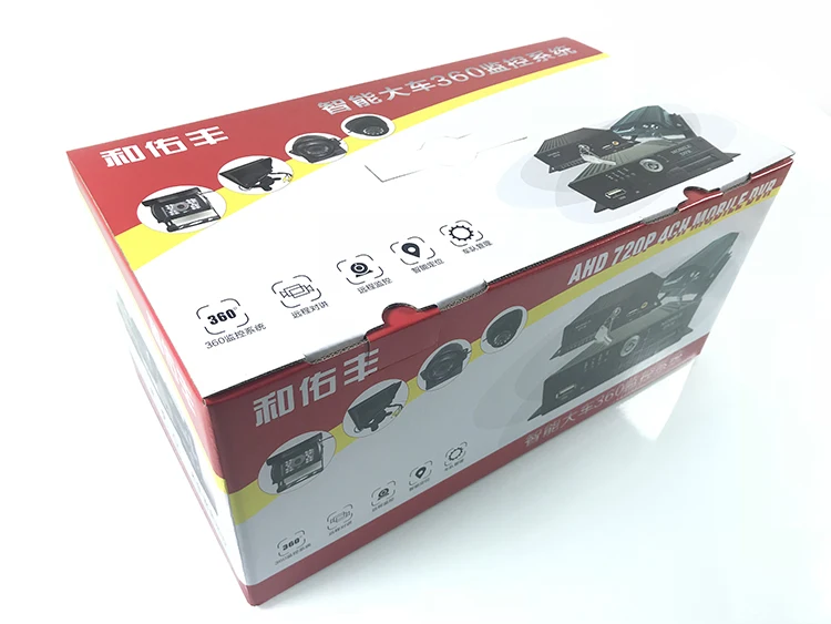 Cartão de Host do Sistema de Monitoramento Suíte de Monitoramento de Ônibus Pixel Expansível 4g Wifi Grande Caminhão - Navio Máquinas Pesadas sd hd 960 p 19 Câmera multiângulo automotiva