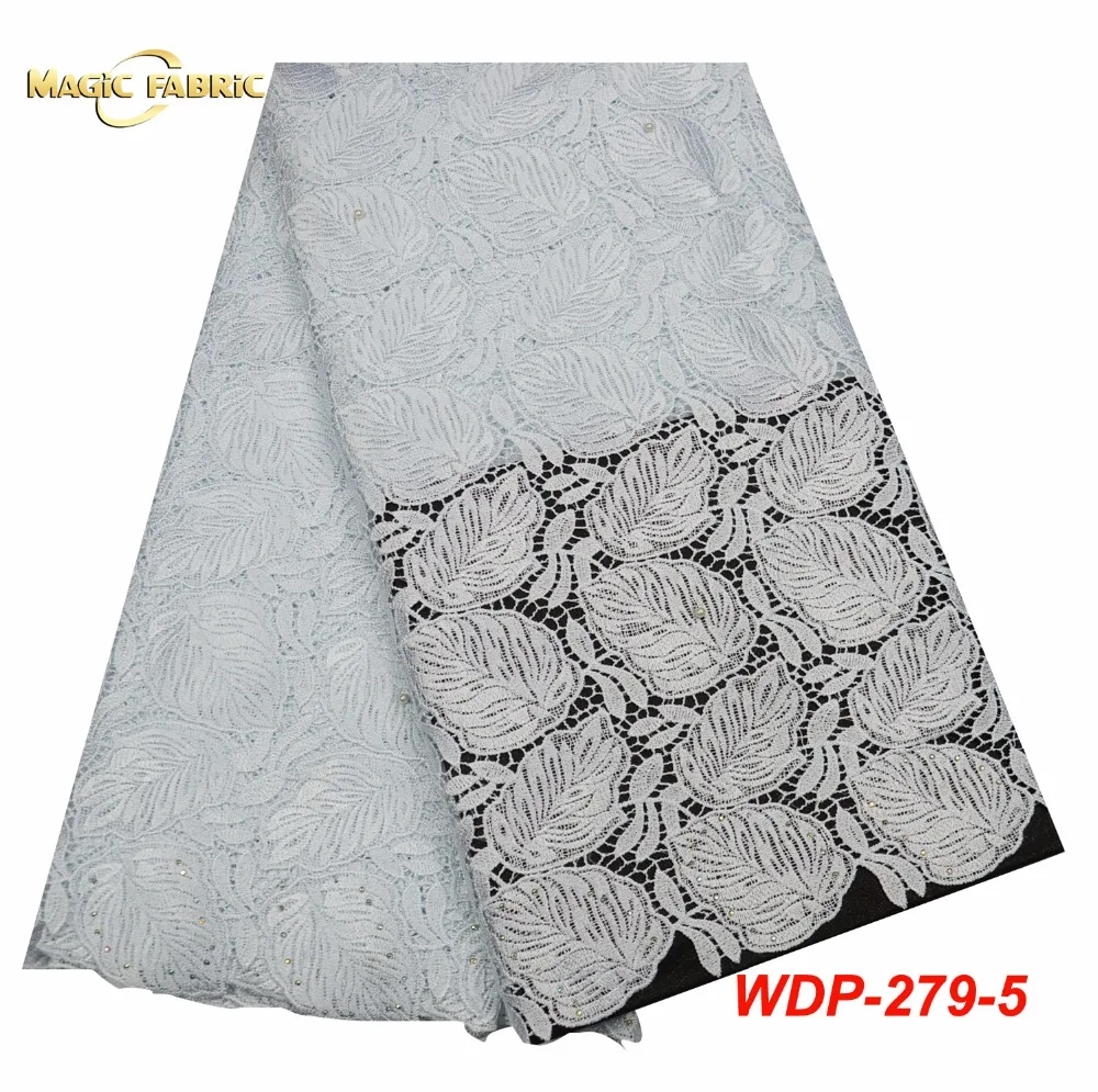 

white african guipure lace water soluble chemical lace fabric!high quality african cord lace free shipping ! WDP-279
