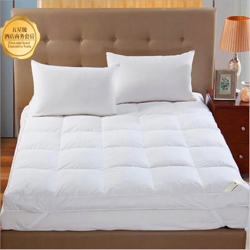 Filling 100% Goose Down Outside Fabric 100%Cotton The thickness of 5cm Mattresses Fivestar Hotel Special-purpose Filling 100% Goose Down Outside Fabric 100%Cotton The thickness of 5cm Mattresses Fivestar Hotel Special-purpose