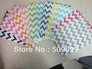 

700pcs Cookie Bags ,food packaging, baking bag Anti-oil with 30 different color//Chevrons ,polka Dots, strips