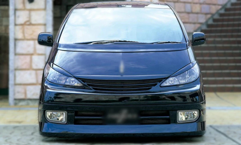 FRP обшивка бампера для Estima ACR XR30 XR40 2000-2003 FABV2 стиль стекло волокно передняя решетка литье(предварительно переднее) Комплект тела гонки