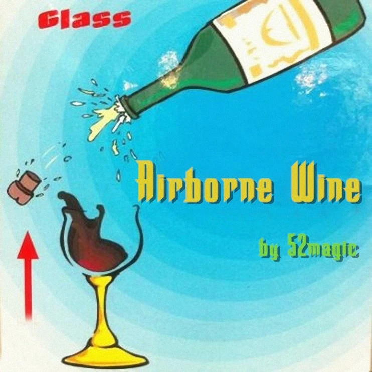 

Free Shipping Glass Airborne Wine - Stage Magic Magic Tricks