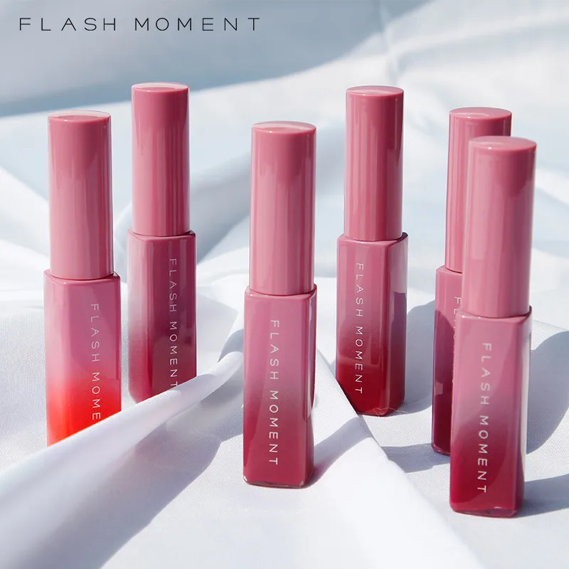 

FlashMoment Mirror Sexy Red Lips Lipsticks Liquid Lip Gloss Long Lasting make up Cosmetic Beauty Waterproof Keep 24 Hours