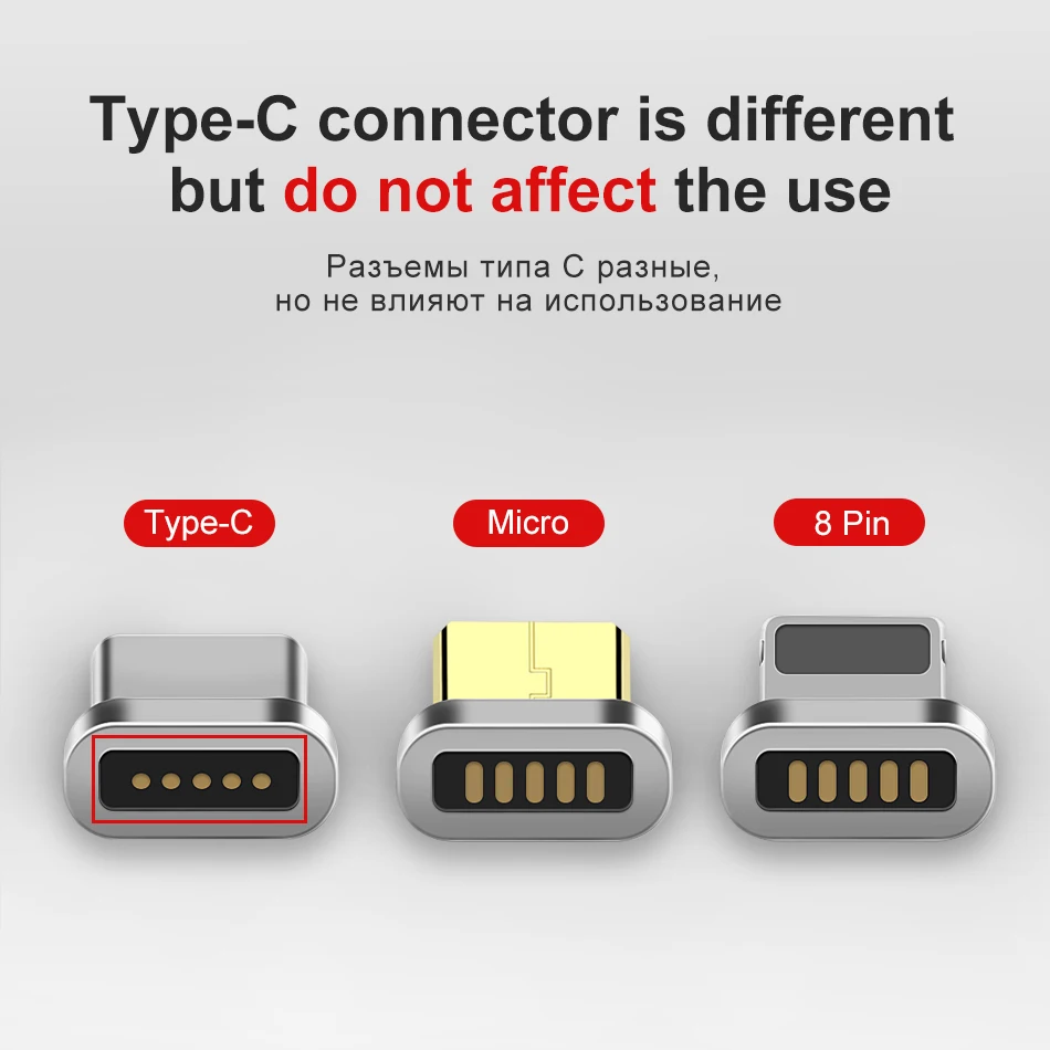 NOHON 3 в 1 Micro usb type C кабель для зарядки и синхронизации данных для iPhone X 7 8 6 5 Plus Магнитная Быстрая зарядка для samsung