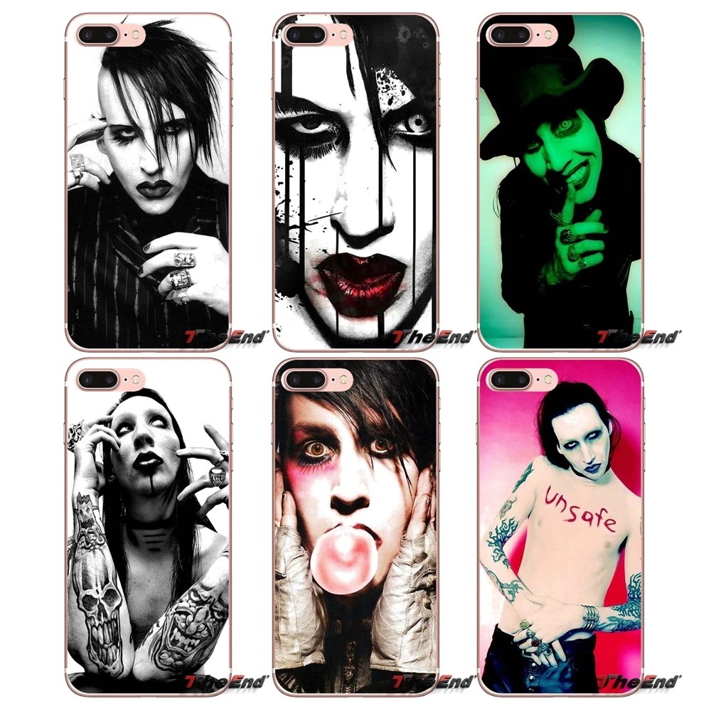 UK Marilyn Manson Brian Warner Design Case For iPhone X 4