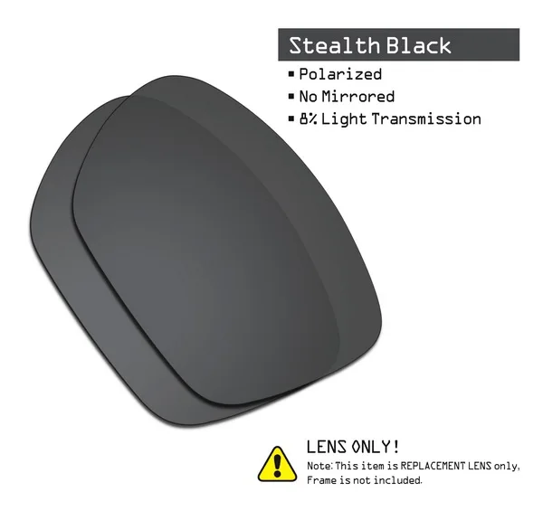 SmartVLT поляризованные Сменные линзы для солнцезащитных очков Oakley Twoface XL-несколько вариантов - Цвет линз: Stealth Black
