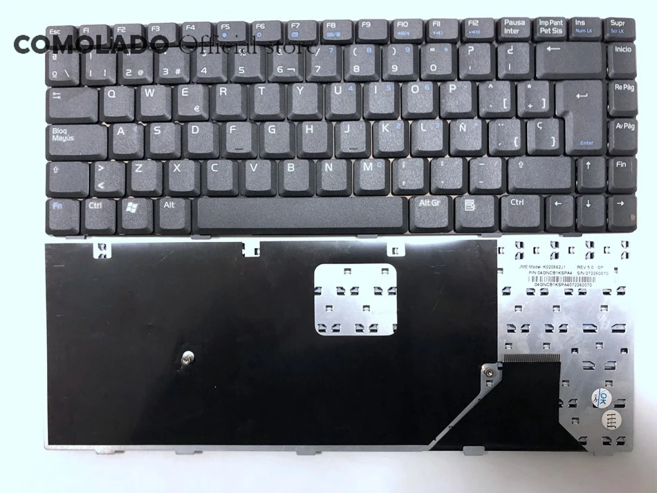 SP Spanish Laptop Keyboard For ASUS A8F A8M A8H A8Z A8 A8J A8Je A8T A8sr W3A F8T A8JV A8JS Z99Fm A8Tm A8Jr A8S SP layout -1