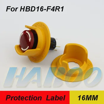 

20pcs dia.16mm e-stop emergency stop switch plastic label panel frame ROHS external size 43mm hight 20mm