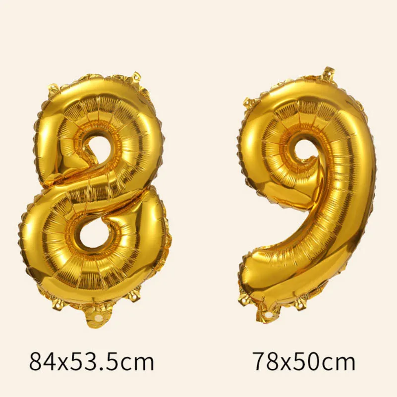 32inch number balloons -size 89
