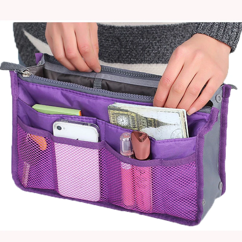 

2018 Real New Solid 3 Colors Make Up Organizer Bag Women Men Casual Travel Functional Cosmetic Bags In Makeup Handbag wholesale