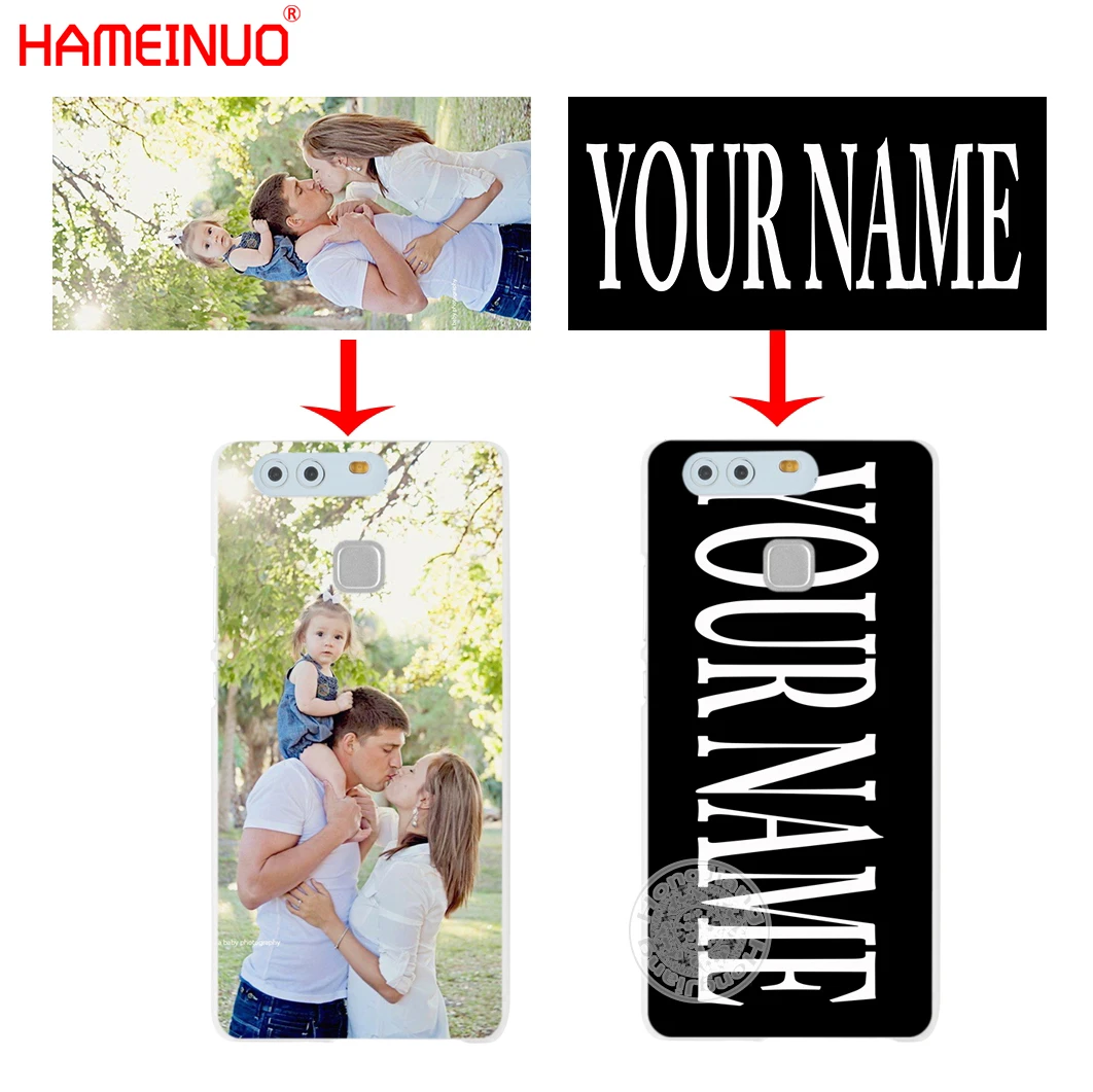 

Custom DIY NAME Photo Cover phone Case for huawei Ascend P8 LITE 2017 P9 P10 P20 lite plus PRO G8 G7 honor 10 9 LITE 7A 7C