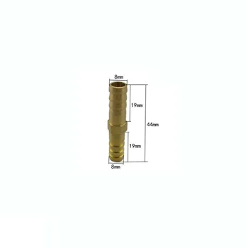 

8mm Brass Connector Copper Pagoda Joint Straight-through Type Quick Plug Hose Gas Air Pipe Fitting