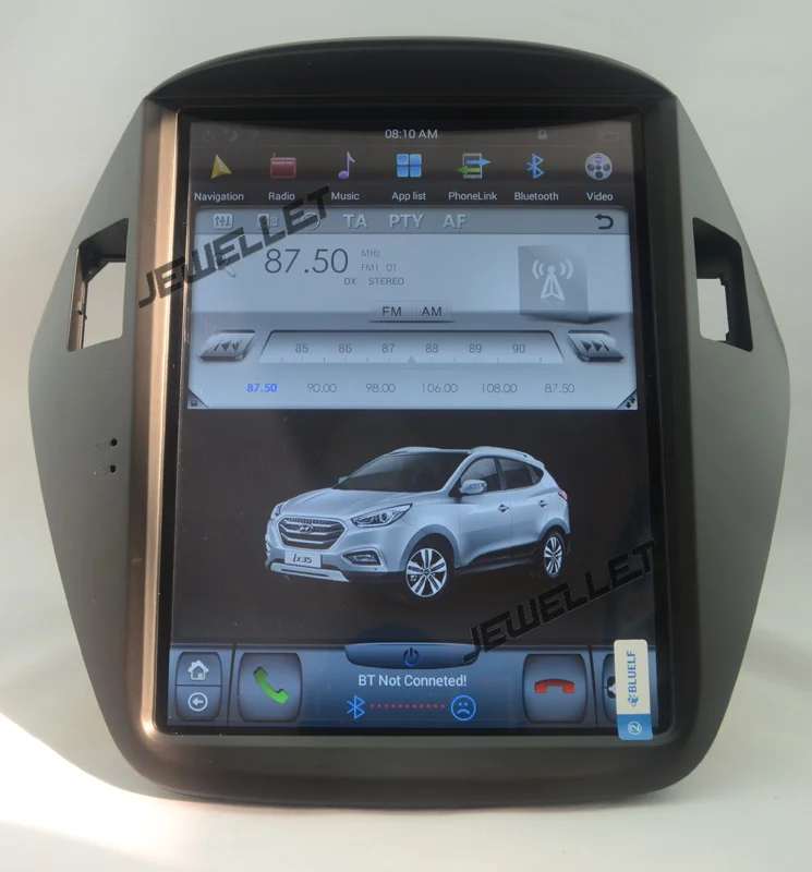 

10.4" tesla style vertical screen android 6.0 Quad core Car GPS radio Navigation for Hyundai ix35 Tucson 2010-2015
