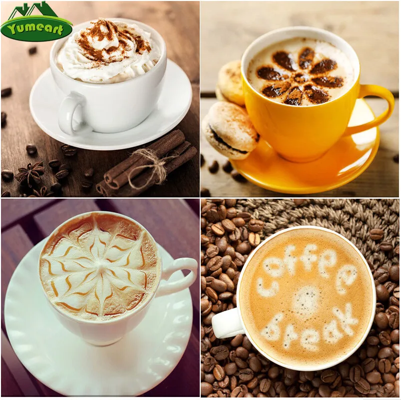New Arrival Coffee Cup 5d DIY Diamond Embroidery Full Square Cross Stitch Rhinestone Paste Canvas Painting Handicraft | Дом и сад