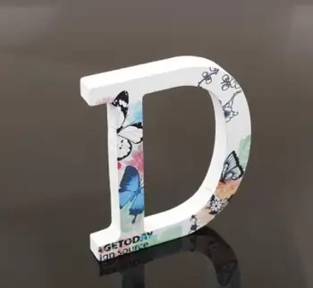 

Factory direct sale wooden butterfly wedding props wooden decoration crafts Party More individual letters wholesale