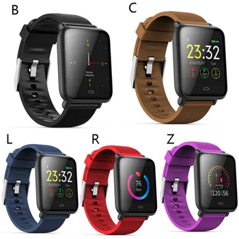 

Q9 Touch Screen Smart Wristbands Blood Pressure Heart Rate Monitor IP67 Waterproof Sport Fitness Tracker Smartwatch