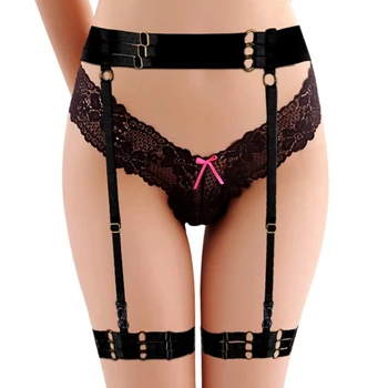 

Gothic Harness Garter Body Cage Sexy High Waist Strap Elastic Adjust Stockings Suspender Bondage Leg Hollow Out Belt Lingerie