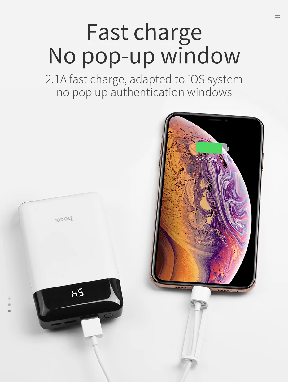 HOCO для Apple iPhone iPad usb зарядный кабель со складным держателем для мобильного телефона 2.1A Быстрая зарядка кабели передачи данных провод