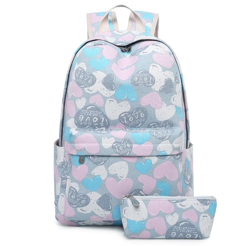 

fashion Women Backpack casual School Bags for teenager Cute Printing school backpack Girls School travel Knapsack Laptop Mochila