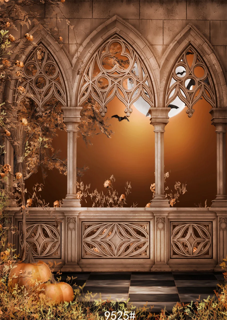 5x7ft scenic Photography background halloween children