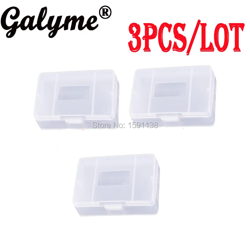 

3pcs/lot Hot Sale Transprent Plastic Case Shell Fit GameboyAdvance Games Console Card Cartridge Box GBO DMG Boy Advance Cover