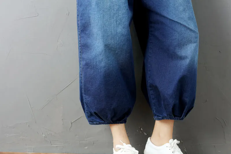 Брюки с шаговым швом, спортивные штаны, ковбойские Широкие штаны, Корейская версия брюк для отдыха с шаговым швом